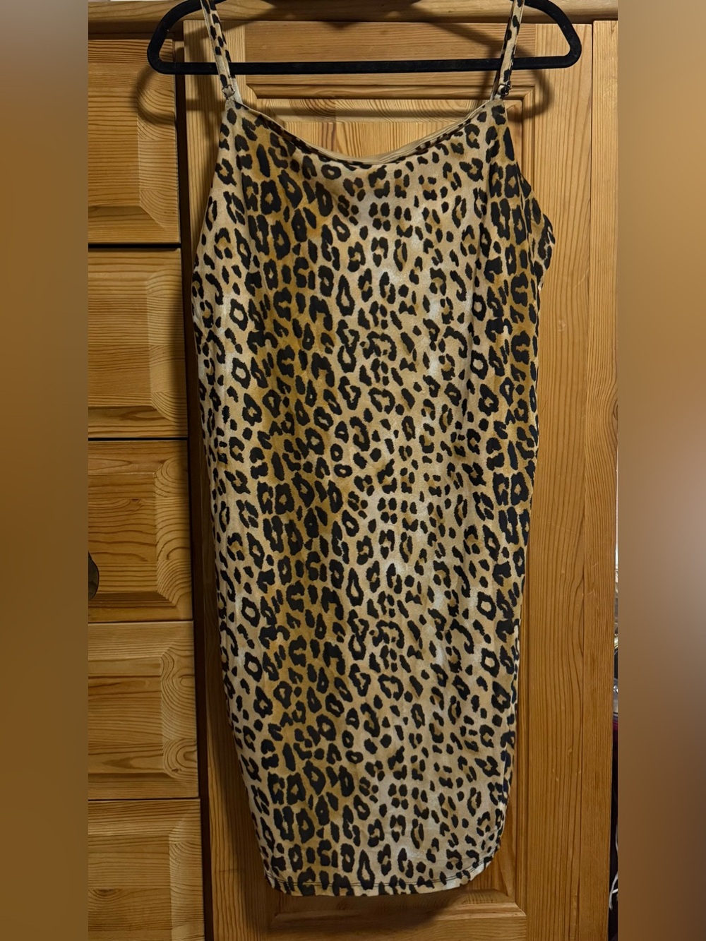 Forever 21 Leopard Slip Mini Dress